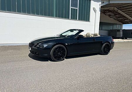 BMW 630i 630 Cabrio Scheckheft gepflegt, beiges Volleder