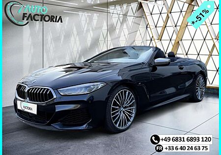 BMW M850 I CABRIO 530PS 8G 4X4+NAVI+LEDER+KAM+LED -51%