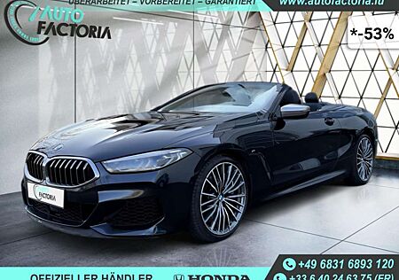 BMW M850 I CABRIO 530PS 8G 4X4+NAVI+LEDER+KAM+LASER -53%