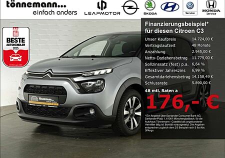 Citroën C3 Citroen ORIGIN MAX PURETECH 110+LED LICHT+NAVI+RÜCKFAHRKAM