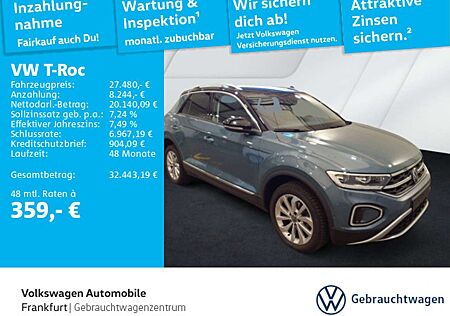 VW T-Roc Volkswagen 1.5 TSI DSG Style Navi LEDPlus DAB+ FrontA