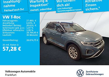VW T-Roc Volkswagen 1.5 TSI DSG Style Navi LEDPlus DAB+ FrontA