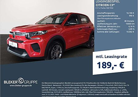 Citroën C3 Citroen PureTech 100 You