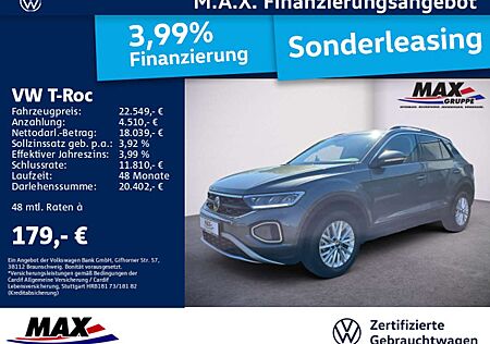 VW T-Roc Volkswagen 1.0 TSI LIFE LED+PDC+DCP+NAVI+USB+LANE ASS