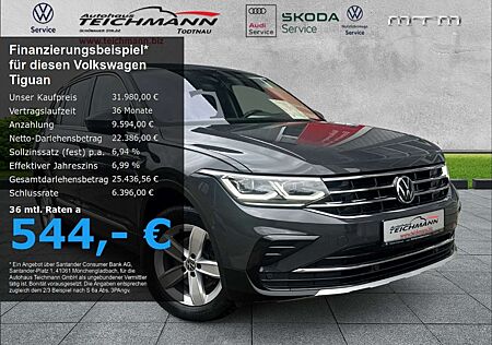 VW Tiguan Volkswagen Elegance 4Motion 2.0 TDI DSG AHK BMT EU6d