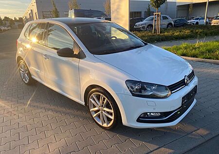 VW Polo Volkswagen Highline Navi PDC ALu LED Schwarz/Weiss Bi Color