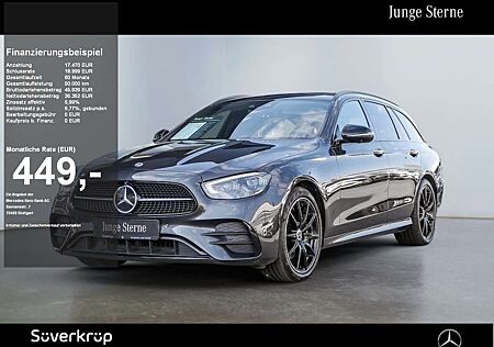 Mercedes-Benz E 220 T d , BURM AMG NIGHT DISTR PANO SPUR AHK
