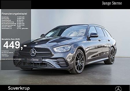 Mercedes-Benz E 220 T d , BURM AMG NIGHT PANO SPUR AHK 360