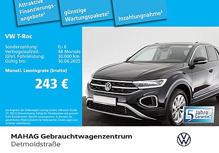 VW T-Roc Volkswagen 1.5 TSI STYLE Navi IQ.LIGHT AHK Kamera 6-G