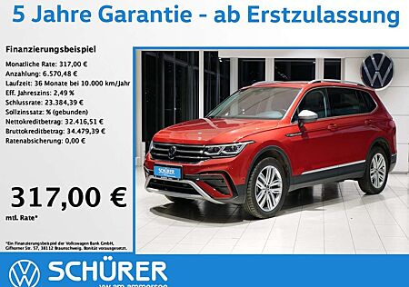 VW Tiguan Allspace Volkswagen 2.0TDI DSG 4Motion Elegance 7Sitzer AHK 360° DC...