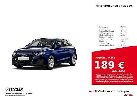 Audi A1 Sportback 25 TFSI advanced S tronic MMI LED
