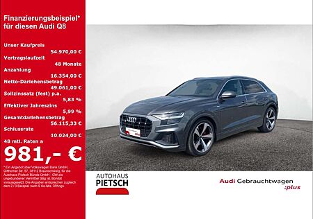 Audi Q8 50 TDI quattro S line NAVI HUD Luftfederung Pano