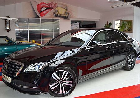 Mercedes-Benz S 400 d Leder beige alle Service bei MB Chauffeur