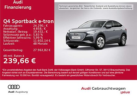 Audi Q4 e-tron gebraucht kaufen Audi Q4 e-tron Q4 Sportback 35 e-tron *ACC*LED*VIRTUAL*19''*