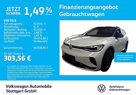 VW ID.4 Volkswagen GTX Navi Kamera AHK Pano LED Stdhzg ACC