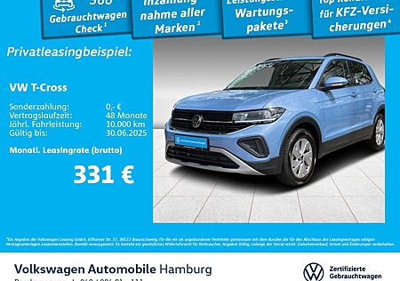 VW T-Cross Volkswagen 1.0 TSI Life DSG AHK Sitzhzg Navi Kamera