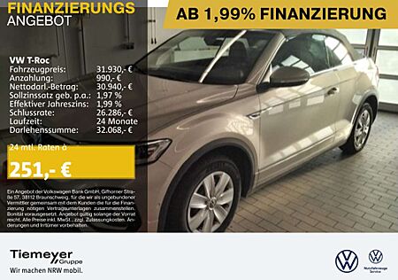 VW T-Roc Volkswagen Cabrio 1.5 TSI R-LINE LEDER LM19 MATRIX IQ