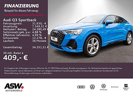 Audi Q3 S line 35TDI quat Stron LED Nav RFK