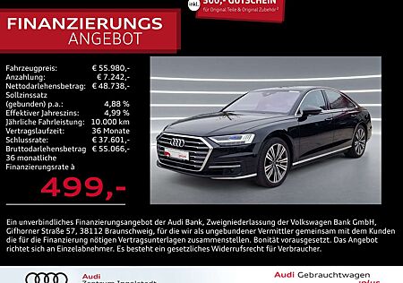 Audi A8 60 TFSI qu Laser Massage Leder B&O HuD 20"