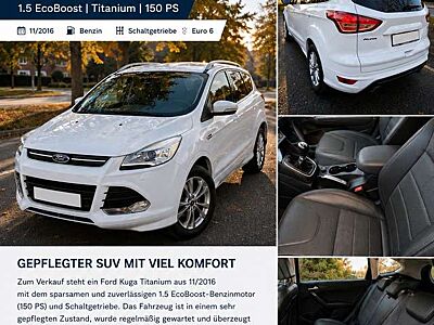 Ford Kuga 1.5 EcoBoost 2x4 Individual