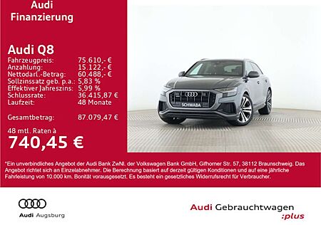 Audi Q8 50 TDI qu. 2x S line*LUFT*StdHz*PANO*UPE106k"