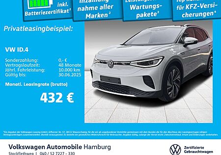 VW ID.4 Volkswagen Pro Performance Navi Wärmep. AHK ACC 360°