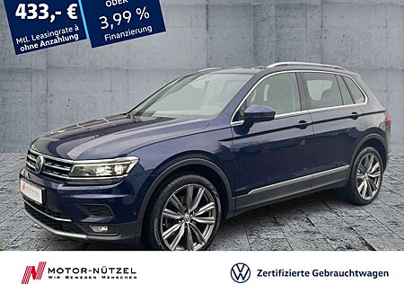 VW Tiguan Volkswagen 2.0 TDI DSG 4M HL LED+ACC+STDHZG+AHK+PANO