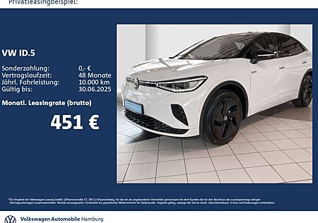 VW ID.5 Volkswagen GTX Allrad DSG Panoramadach AHK Rückfahrkam