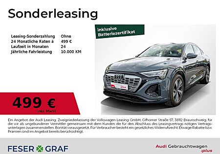 Audi Q8 Sportback 55 e-tron S line /Matrix/AHK/HuD/ACC