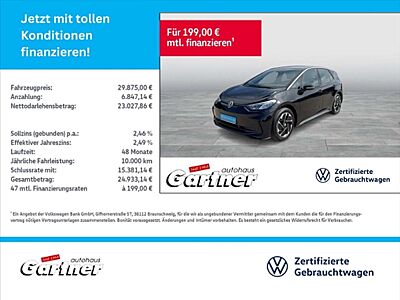 Volkswagen ID.3 Pro ID:3 REAR VIEW NAVI LED ACC DAB+ SHZ KLIMA AL