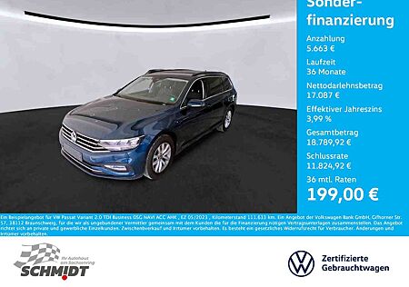 VW Passat Variant Volkswagen 2.0 TDI Business DSG NAVI ACC AHK