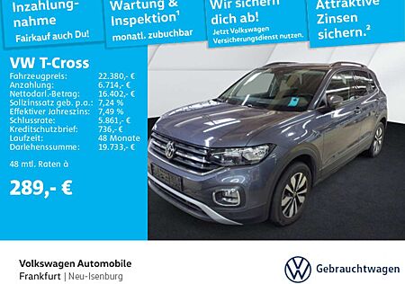 VW T-Cross Volkswagen 1.0 TSI Move Navi Spurhalteassistent Sit