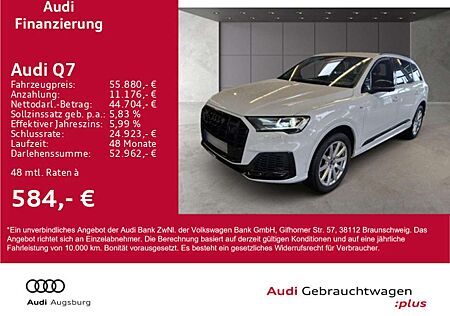 Audi Q7 S line 55 TFSI e quattro *LUFT*HdUp*AHK*21"*
