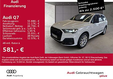 Audi Q7 S line 55 TFSI e quattro *LUFT*HdUp*AHK*21"*