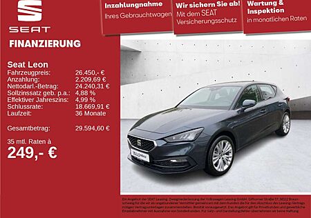 Seat Leon Style Edition 1.5 eTSI DSG LED NAVI KEYLESS