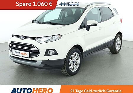 Ford EcoSport gebraucht kaufen Ford EcoSport 1.0 EcoBoost Titanium *TEMPO*CAM*SHZ*ALU*KLIMA*