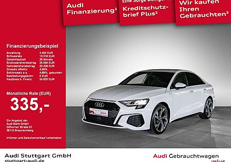 Audi A3 Limousine 30 TFSI S line LED virtCo Spurhalte