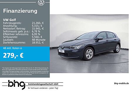 VW Golf Volkswagen 1.5 TSI Life *DAB*EINPARKHILFE*LED