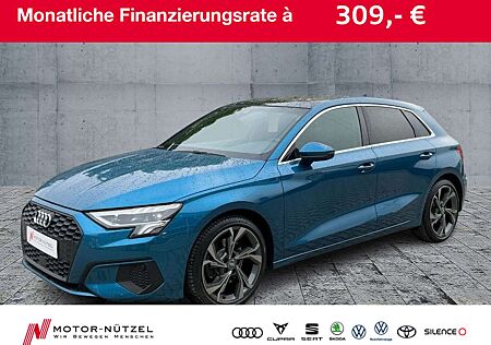 Audi A3 35 TFSI LED+NAVI+RFK+GRA+PANO+18"LM