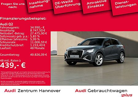 Audi Q2 35 TFSI S line Kamera LED AHK Leder virtual