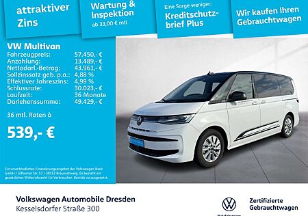 VW T7 Multivan Volkswagen 2.0 TDI DSG Edition AHZV LED Navi