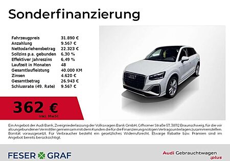 Audi Q2 35 TFSI S tronic S Line Ext Pano,Kamera,Smartphone