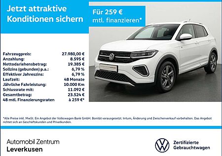 VW T-Cross Volkswagen TSI R-Line NAVI AHK ACC MATRIX KAM SH