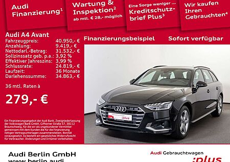 Audi A4 Advanced 40 TFSI S tr. LED RFK NAVI