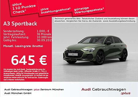 Audi A3 40 TFSI e S tronic 2x S line Matrix