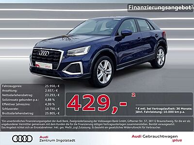 Audi Q2 40 TFSI qu AHK KAMERA NAVI+ SHZ LED advanced