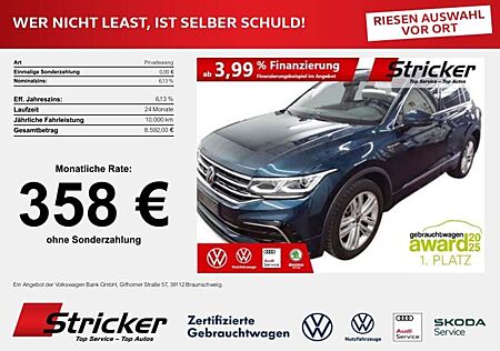 VW Tiguan Volkswagen R-Line 2.0TDI DSG 4M 358,-ohne Anzahlung AHK Pano