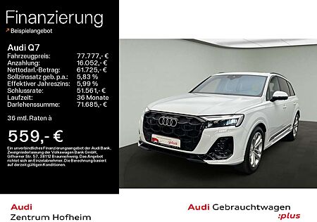 Audi Q7 55 TFSIe qu S line tip*B&O*HUD*Pano*Matrix*Vi