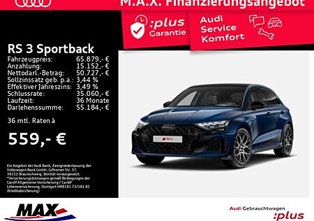 Audi RS3 Sportback 2.5 TFSI quattro MARTIX+PANO+KAM+H
