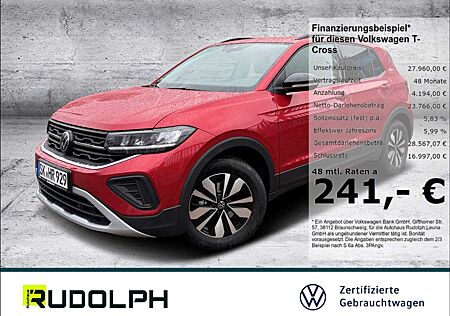 VW T-Cross Volkswagen 1.0 TSI Goal 6-Gang LED BT Navi ACC SHZ AHK PDC